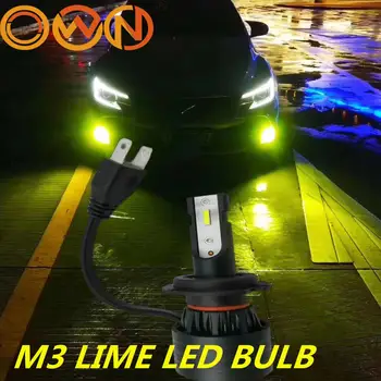 

DLAND OWN M3G LIME AUTO CAR LED BULB LAMP 35W M3 LEMON YELLOW GREEN 6400LM H3 H7 H11 9005 9006 H16