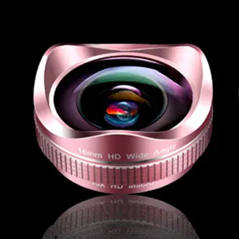 

Mobile Phone Lens 16Mm Distortion-Free Wide-Angle Macro 2-In-1 4K Hd Live External Camera Lens