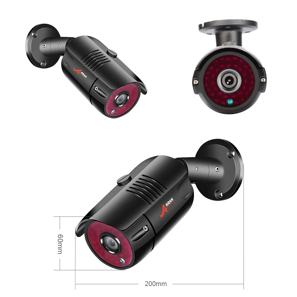 ANRAN 1080P аналоговая HD камера AHD DVR CCTV система безопасности ИК камера ночного видения комплект система наружного и внутреннего видеонаблюдения