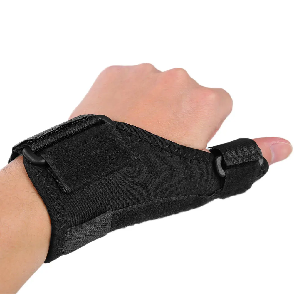 new Фиксатор большого пальца запястья поддержки Стабилизатор Sprain боли браслет черный - Цвет: new