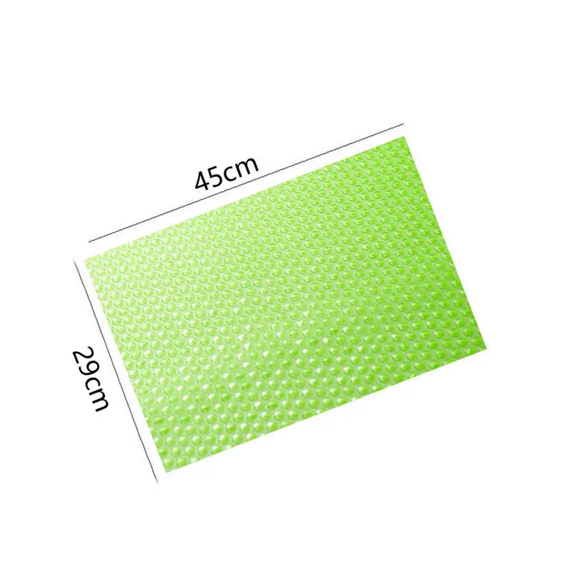 4pcs green 2 Hifuar 4 шт. Нескользящая подставка для холодильника противообрастающая плесень влажная салфетка под приборы водонепроницаемые коврики для холодильника полки - Цвет: 4pcs green 2