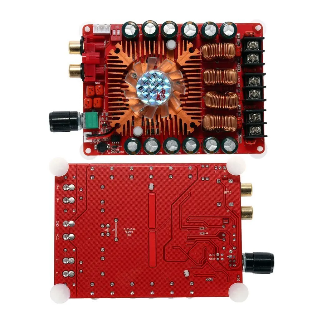Двухканальный аудиоусилитель TDA7498E 2x160 Вт плата с поддержкой режима BTL 1X220W