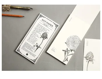 

Note For Flowers Vintage Fashion Cool Memo Pad