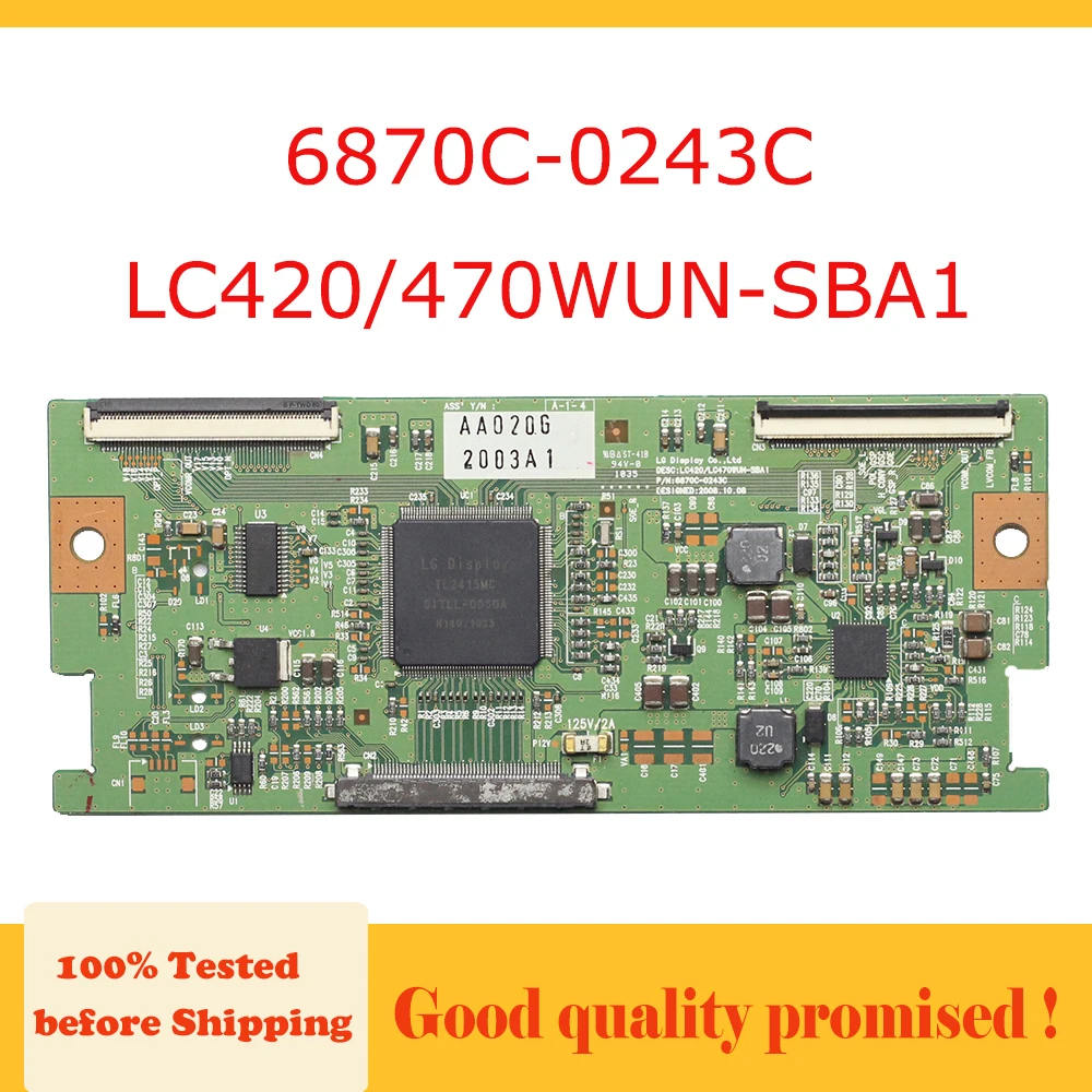 Плата tcon 6870C 0243C LC420 470WUN SBA1 для LG TV.... И т. Д. Сменная плата TCON оригинальная