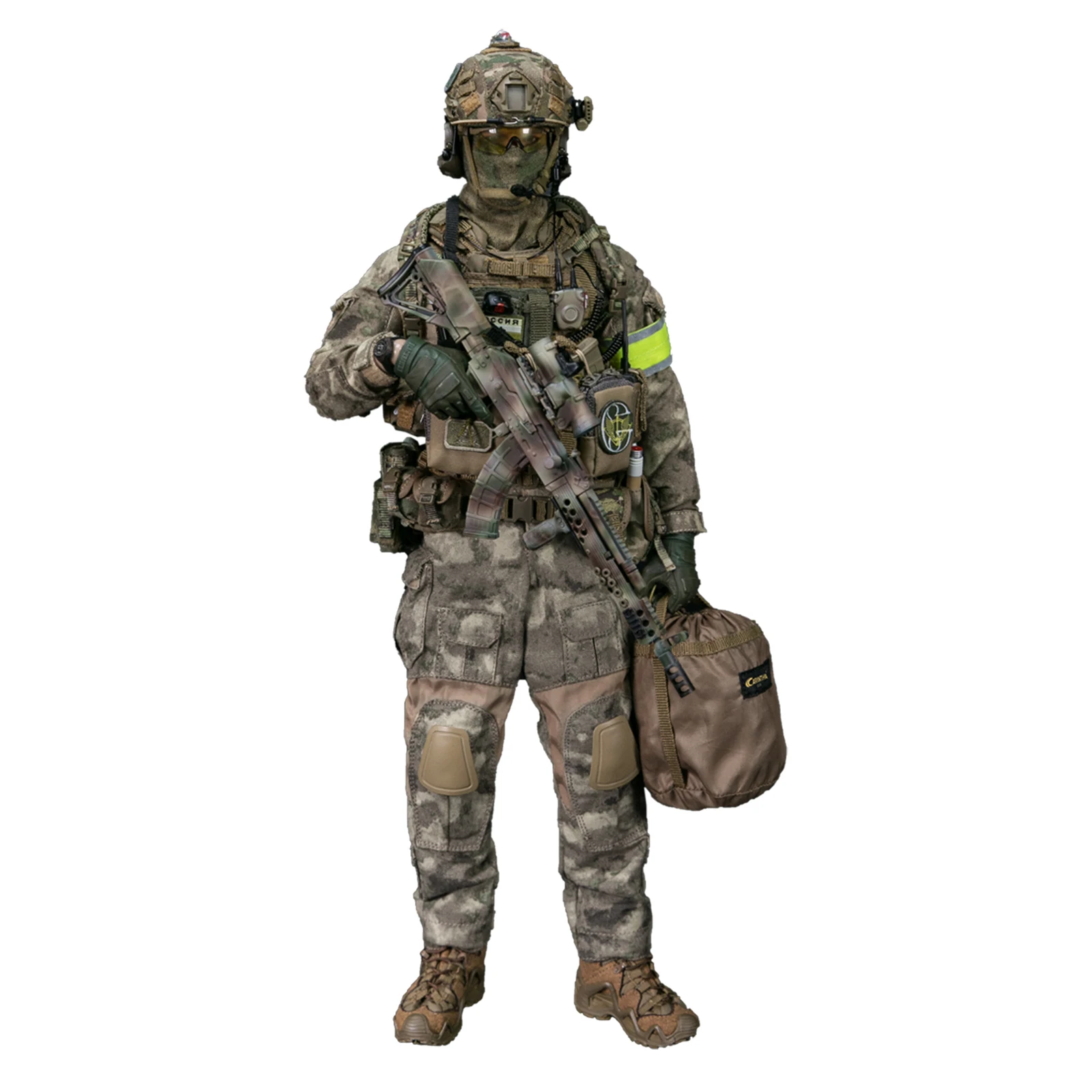 

DAMTOYS 1/6 12-Inch Russian Federation SSO Special Troops Soldier Action Figure Model with 14 Moveable Joints Gift For 10+