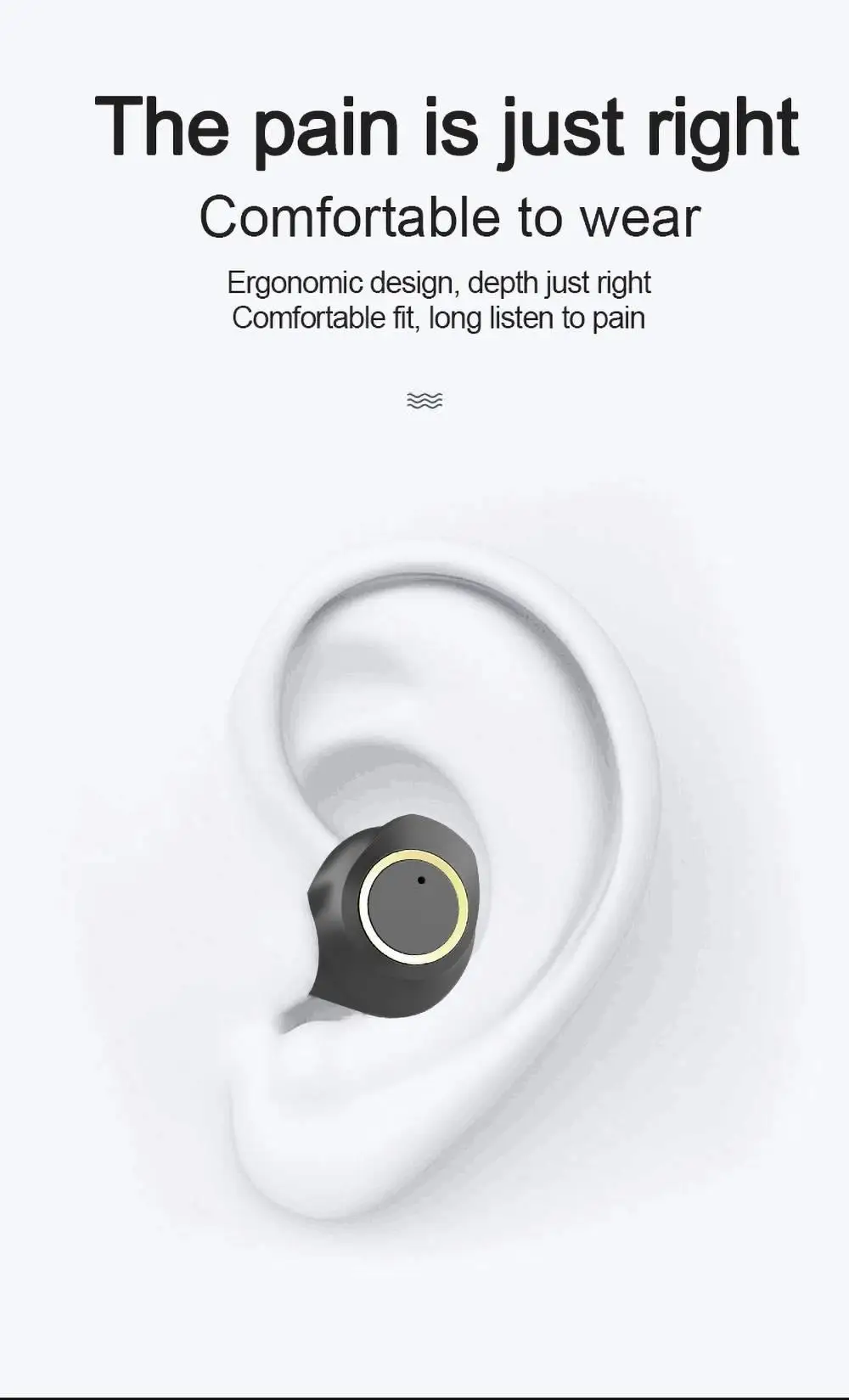 Makibes Wireless Bluetooth Headphones, Qualcomm aptX Stereo Sound Touch Control 26H Playtime Built-in Mic Sport in Ear Earphones_11