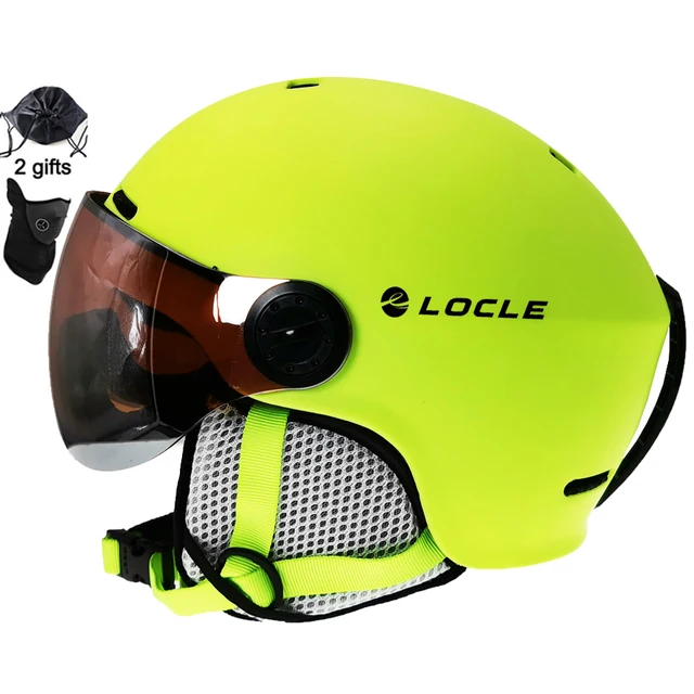 US $17.42 LOCLE Skiing Helmet Ultralight PC+EPS CE EN1077 Men Women Ski Helmet Outdoor Sports Snowboard/Skate