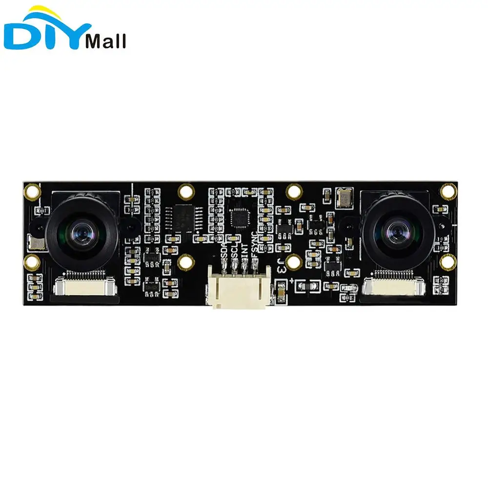 

Waveshare стандартная стереокамера с 8 миллионами пикселей, подходящая для приложений с искусственным интеллектом, например, стереовидение и стереовидение