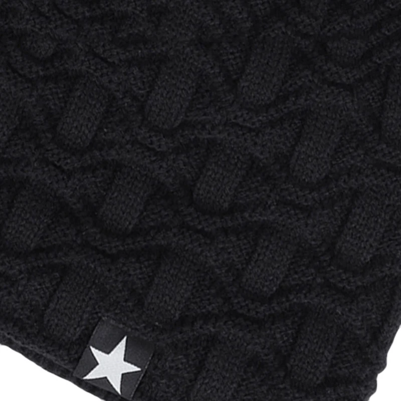 Men Women Winter Slouchy Beanie Hat Knitted Skull Cap Comfortable Windproof Fleece Lining Hat Beanies Velvet Cap For Hiking