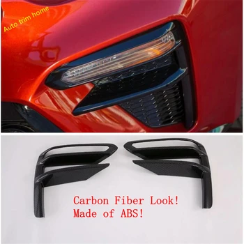 

Front Fog Lights Foglight Lamps Cover Trim Fit For Kia Forte / Cerato / K3 2019 2020 Auto Accessorie / Carbon Fiber ABS