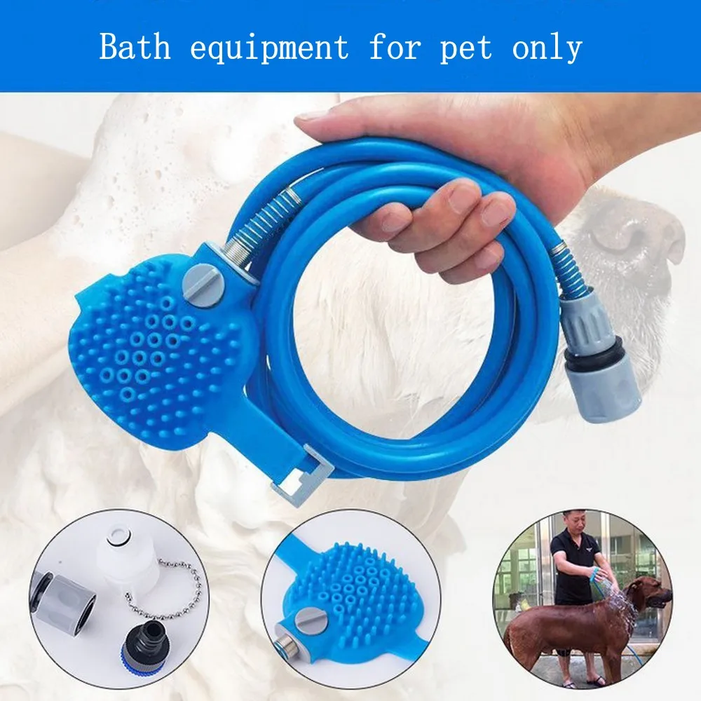 Bathing Tool Pet Shower Sprayer Dog Shower Sprayer Brush Pet Bath