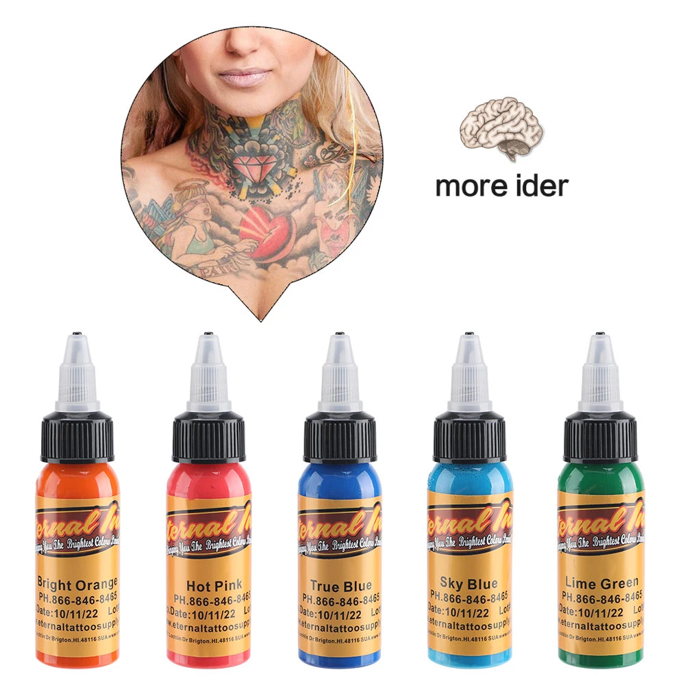 50 Colors Tattoo Ink Set 1 Oz 30ml/bottle Tattoo Inks Pigment Kit For Tatoo  Makeup Beauty Skin Body Art Permanent Makeup Ink - Tattoo Inks - AliExpress