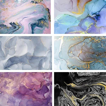 

Mehofond Marble Photography Backdrop Golden Pattern Texture Baby Portrait Photo Studio Photographic Background Prop