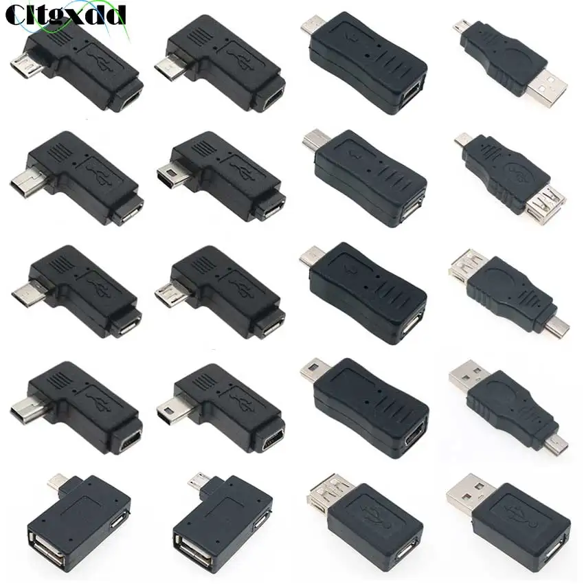 Cltgxdd 1 шт. Micro / Mini USB или 2 0 Штекерный разъем для принтера питания зарядный адаптер