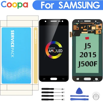 

5.0" Super AMOLED LCD For Samsung Galaxy J5 2015 J500 J500F J500FN J500H LCD Display Touch Screen Digitizer Assembly Replacement