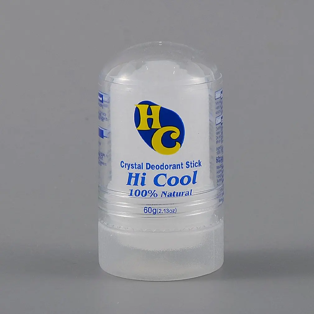 60 г портативный размер нетоксичный натуральный пищевой Кристалл дезодорант палочка квасцов средство для удаления антиперспирант