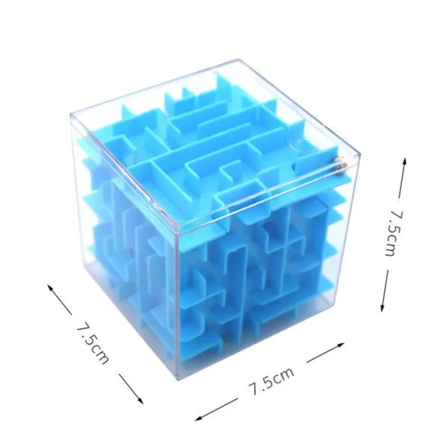 3D Mini Speed Cube Maze Magic Cube Puzzle Game Labyrinth Rolling Ball Brain Learning Balance Educational Toys For Children Adult 5