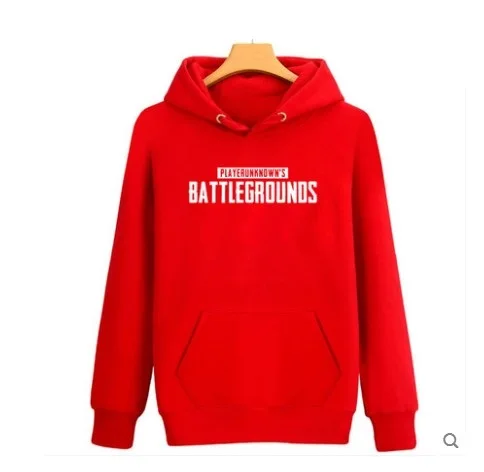 Игра Playerunknown's Battlegrounds PUBG Winner Chicken Dinner толстовки с капюшоном куртка, джемпер спортивные пуловеры - Цвет: Red