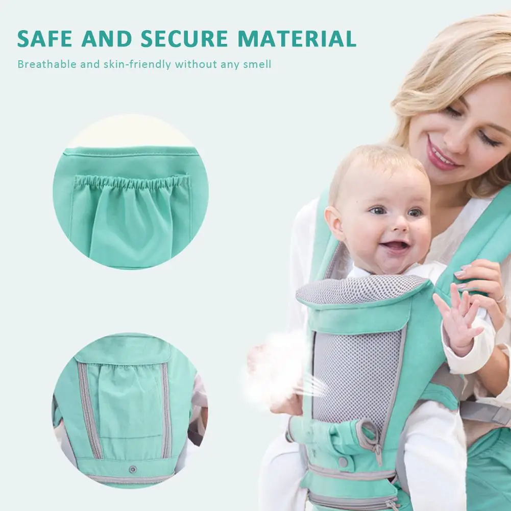 Ergonomic Baby Carrier Infant Baby Hipseat Waist Carrier Front Facing Ergonomic Kangaroo Sling For Baby Travel 0-36M