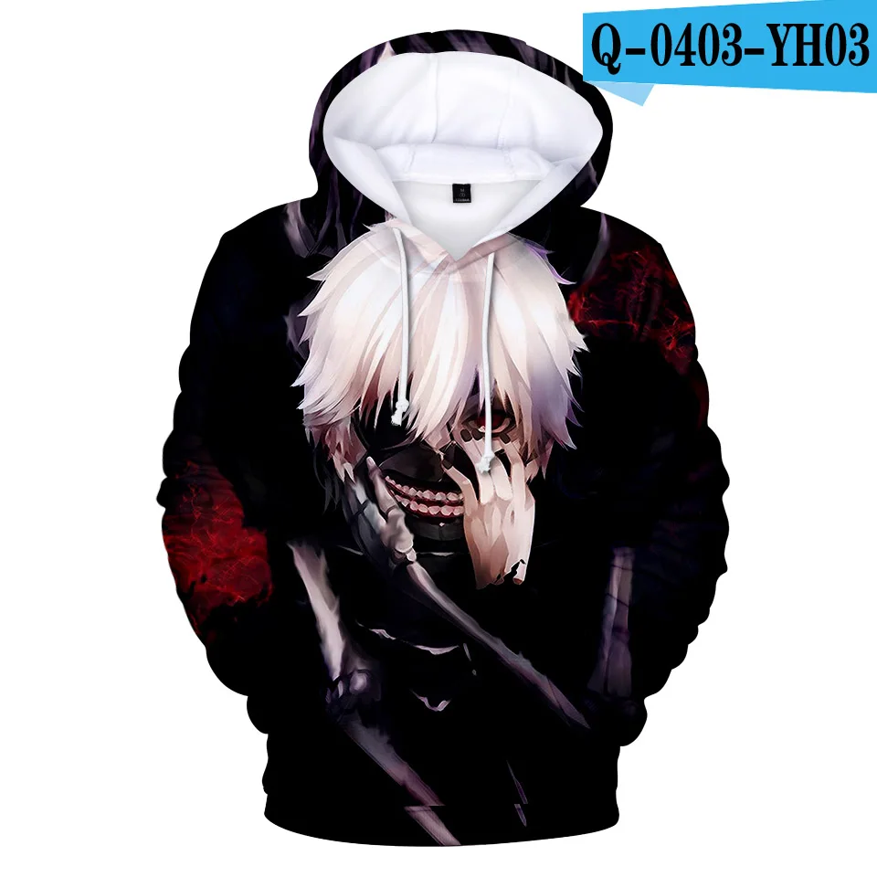Известный бренд высокое качество Токийский Гуль Толстовки мужские пуловеры с