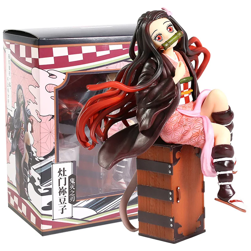 Demon Slayer Kimetsu No Yaiba Kamado Nezuko 1/8 Масштаб ПВХ фигурка Коллекционная модель игрушки