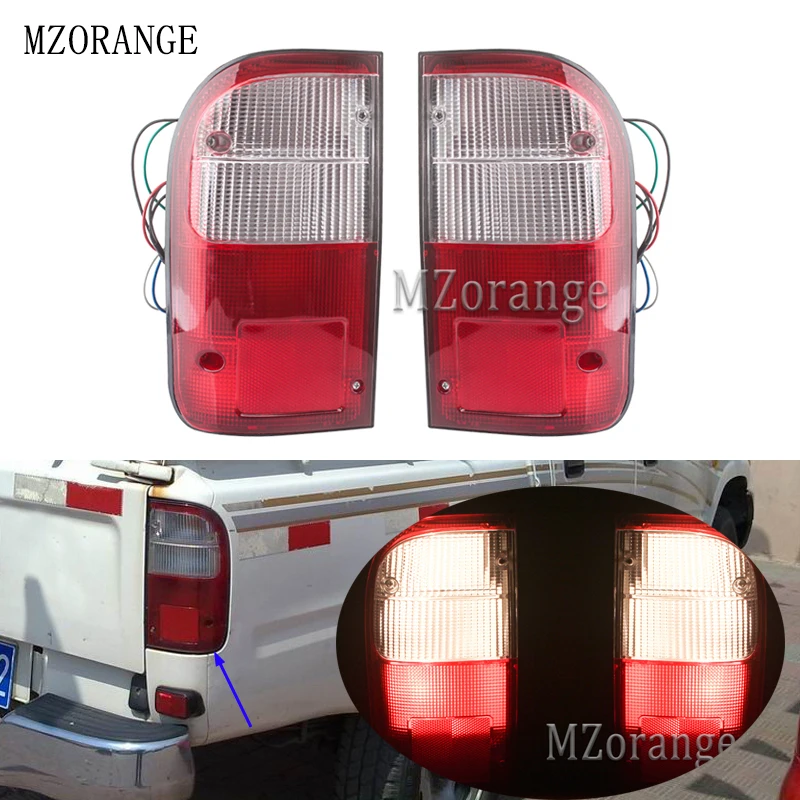 

MZORANGE For Toyota Hilux Mk4 1997 1998 1999 2000 2001 2002 2003 2004-2006 Car Tail Light Lamp Brake Left Right Side Replacement