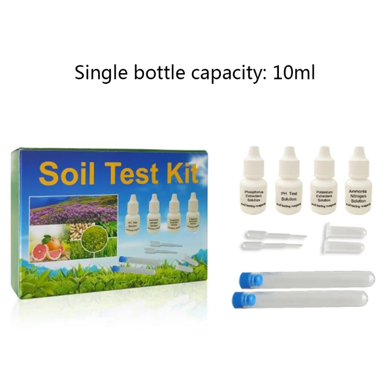 

Soil PH Test Solution Phosphorus N1 Nitrate P1 Potassium K1 K2 Extractant Testing Reagent Kit Set