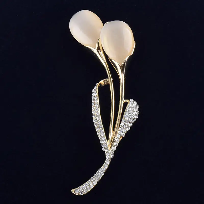 21 LNRRABC Модные женские большие броши Леди Снежинка имитация жемчуга Стразы Хрустальная свадебная брошь булавка ювелирные аксессуары - Окраска металла: 21