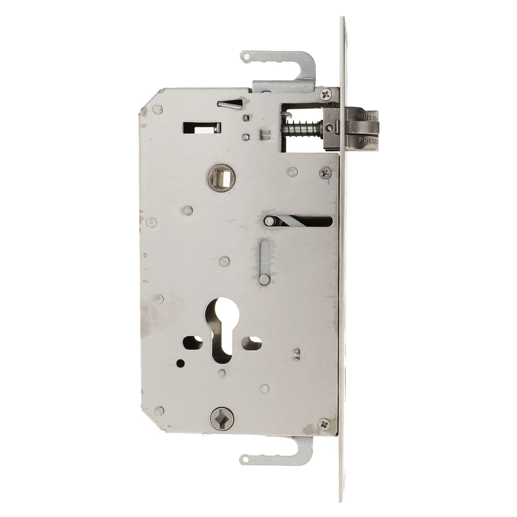 304 Stainless Steel Deadbolt Lock Body Dead Bolt Mortise Cylinder Door Lock Lock Replacement Part