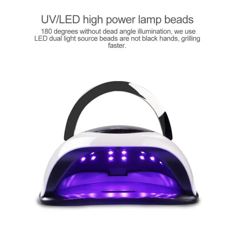 SUN BQ5T UV LED Lamp For Nails Dryer 120W Ice Lamp For Manicure Gel Nail Lamp Nail Dryer Cure Manicure Nail Machine Nail Tools