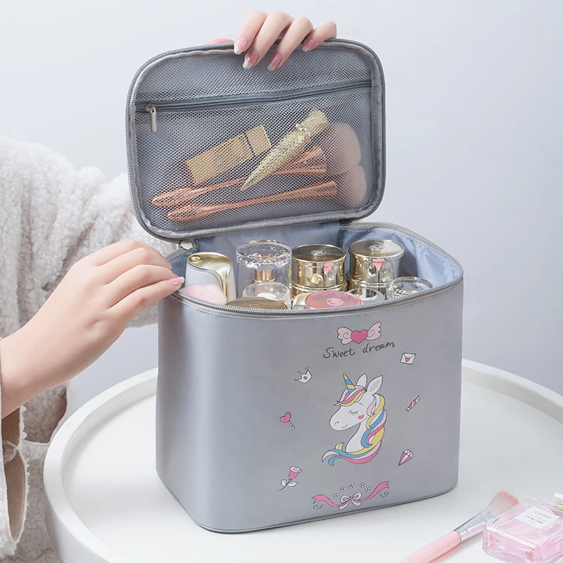 Women Cosmetic Bag large Capacity Travel Organizer Waterproof Makeup Case Travel Multifunctional Pouch Toiletry Kit