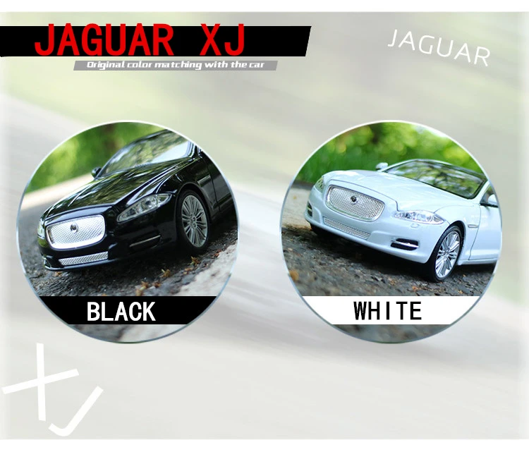 Welly 1:24 2010 Jaguar XJ сплав модель автомобиля Моделирование Украшение автомобиля коллекция Подарочная игрушка Литье под давлением модель игрушка для мальчиков