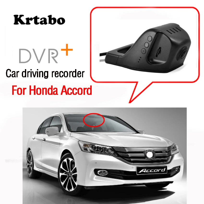 Автомобильный видеорегистратор для Honda Accord 2013 2014 2015 2016 2017 2018 с Wi-Fi Novatek 96658 HD 1080P CCD |