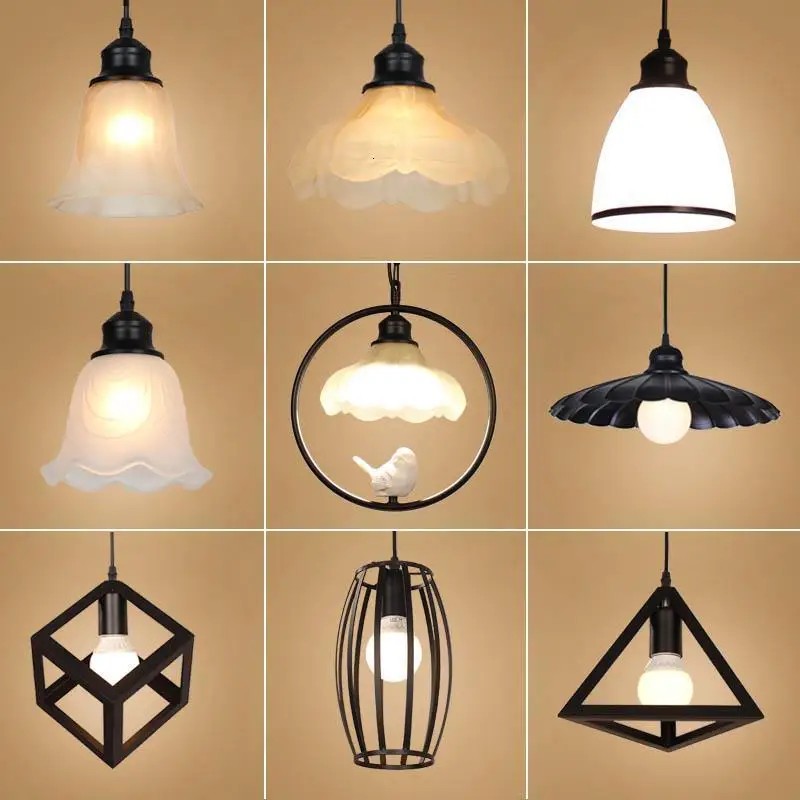 Hanglamp Lampara де Techo Colgante Moderna Лофт Декор для дома Suspendu Подвеска светильник висит подвесной светильник