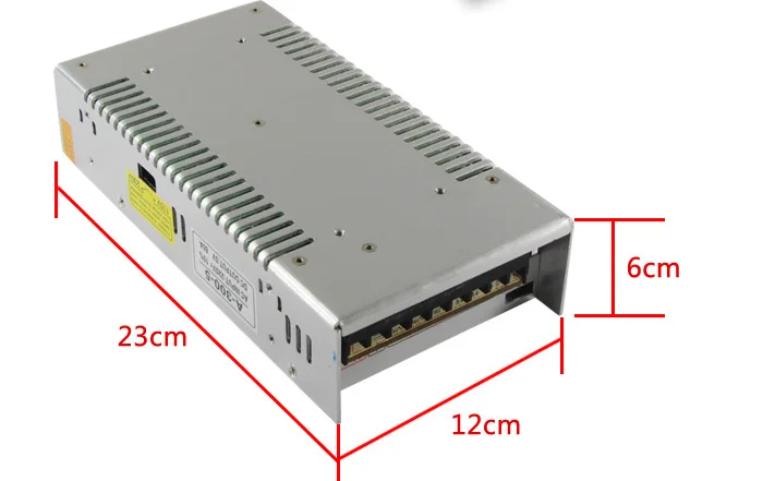 5V 60A 300W импульсный источник питания, переключатель драйвера для светодиодной ленты, дисплей 110 V/220 V