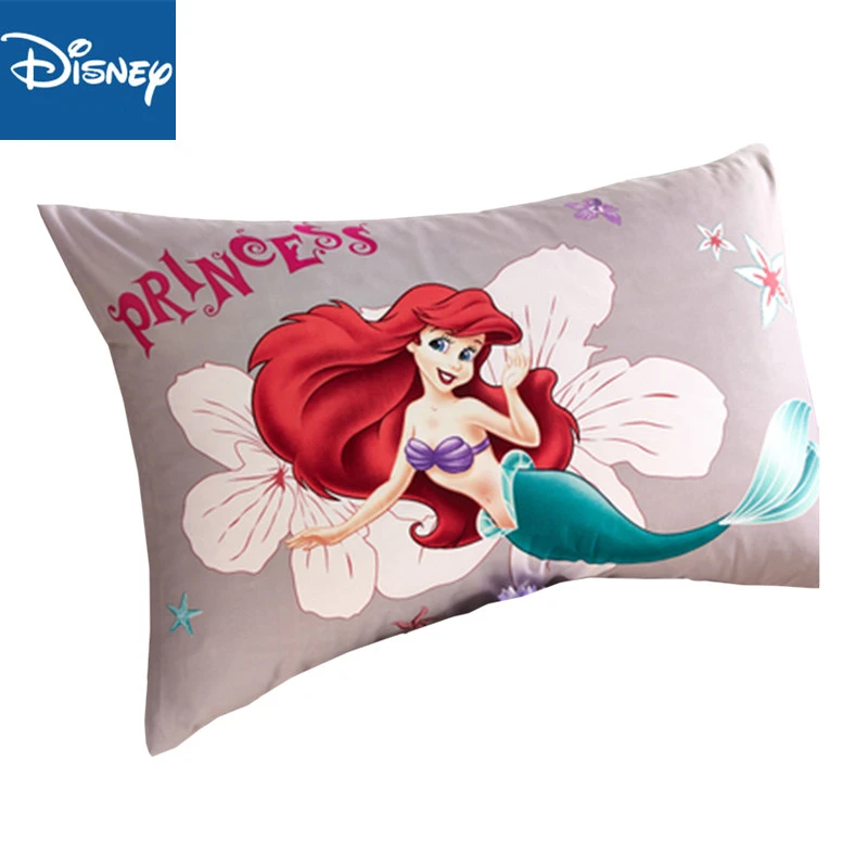 枕カバー ピロケース まくらカバー ディズニー リトルマーメイド アリエル 43 63cm対応 のびのび枕カバー 綿100 タオル地 パイル ストレッチ ピローケース 布団カバー 抗菌 防臭 かわいい キャラクター カジュアル かわいい プリンセス Disney メール便送料無料