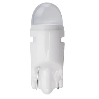 

2pcs Automotive LED Width Lamp Instrument Lamp Car Lamp License Plate Lamp Ceramic Circular Lens T10 Ceramic 12V Universal 0.03A