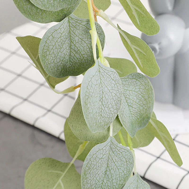 1.8m Artificial Plastic Leaf Garland Plants Vine Fake Foliage Flower Rattan Deco