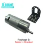 Bringsmart-Mini réducteur à engrenages 12v, 37 go 555, à moteur 24v, à engrenages en métal, moteur réversible, couple élevé ► Photo 3/6