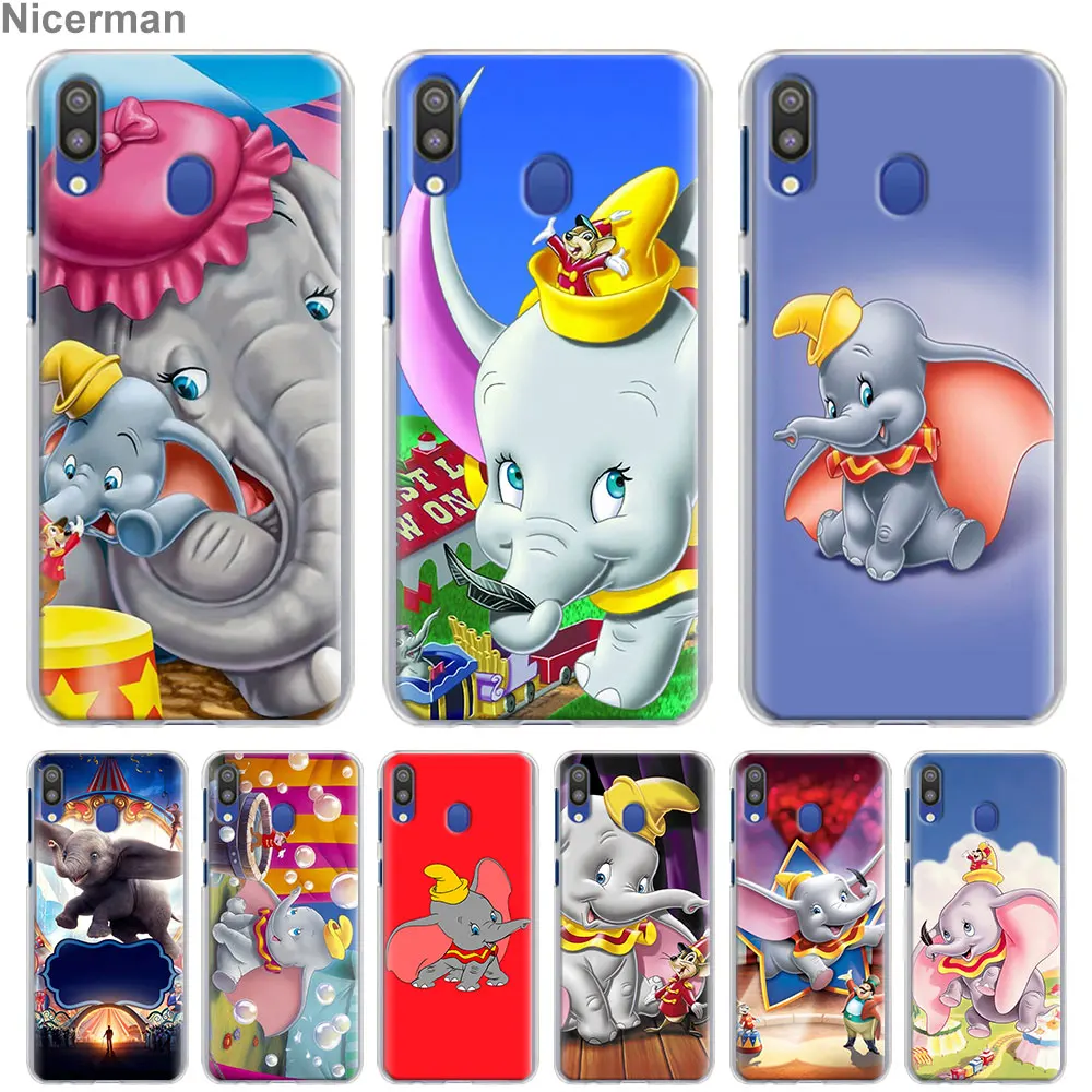 

Cartoon cute Baby Dumbo Elephant Phone Cases for Samsung Galaxy A10 A20e A30 A40 A50 A60 A70 A80 A6 A8+ A7 A9 2018 Hard PC Cover