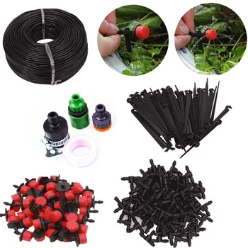

Urijk 25m Spray Water Drip Irrigation Kits Micro-sprinklers Cooling Moisturizer Greenhouse Garden Automatic Watering System Set
