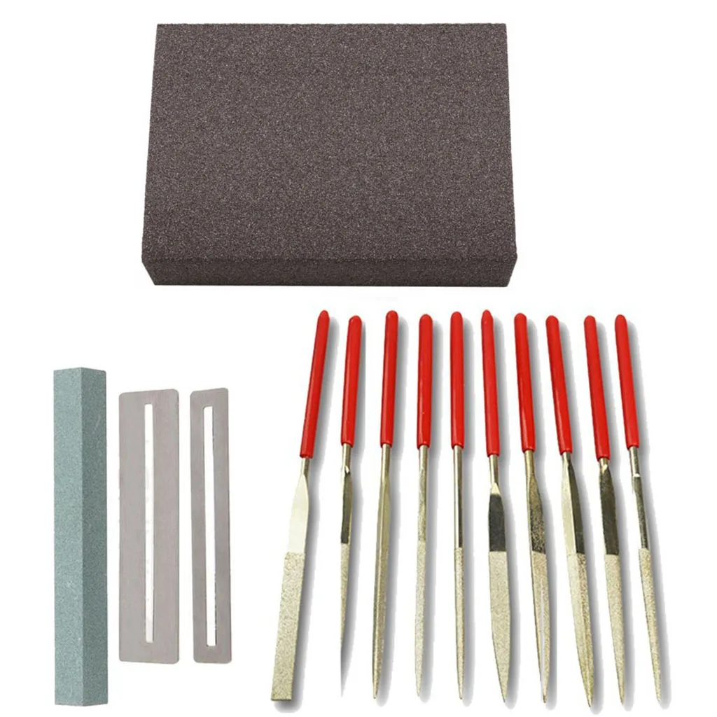 Guitar Fret Wire Crowning Luthier File+Nut Fret Files+Fingerboard Fret Guard for Guitar Bass Parts