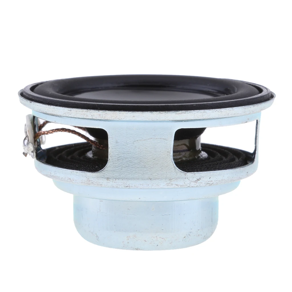 Professional 40mm 4Ohm 5W Full Range Audio Speaker PU Round Hi-Fi Stereo Sound Black | Электроника