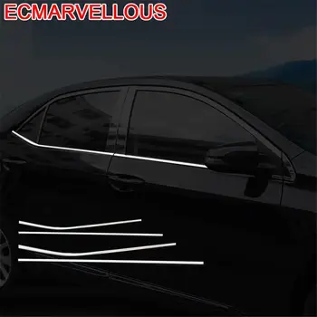 

Window Foot Pedal Automobile Decorative Chromium Car Styling Decoration Accessories Covers 14 15 16 17 18 FOR Toyota Corolla