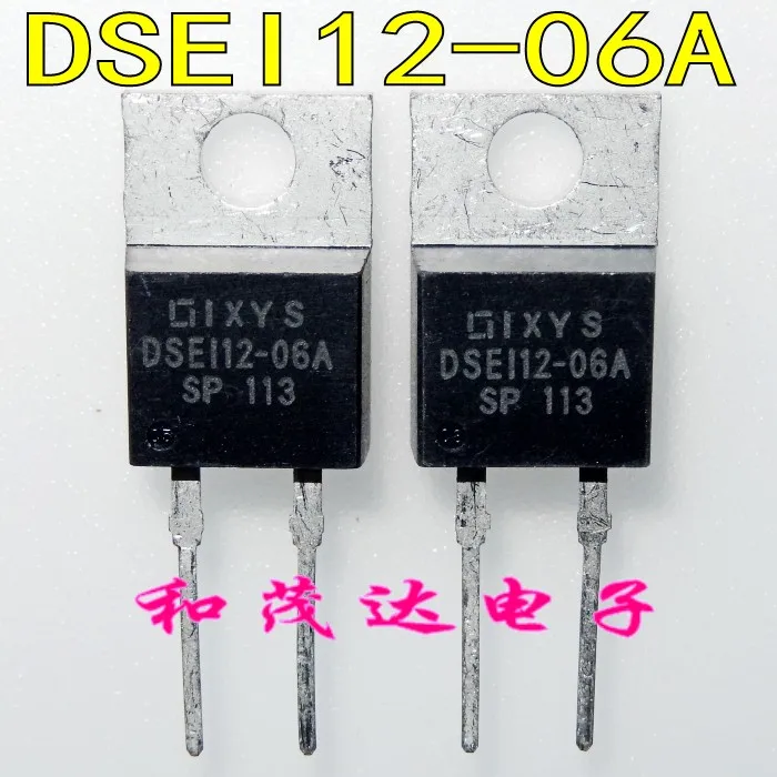 5 шт./DSEI12-06A TO-220-2 600V12A DSEI12 TO220