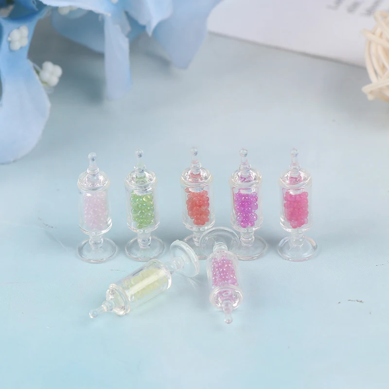 1/12 весы мини Конфета из смолы Jar МОДЕЛИРОВАНИЕ для конфет модель игрушки для кукольного домика украшение кукольный домик миниатюра аксессуары