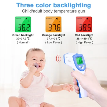 

Digital infrared ir thermometer, non-contact forehead thermometer, body surface temperature instruments for adult babies