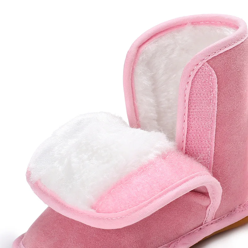 MissAbigale/ботинки для новорожденных; обувь для первых шагов; зимние теплые ботинки для малышей; классическая обувь для маленьких мальчиков и девочек