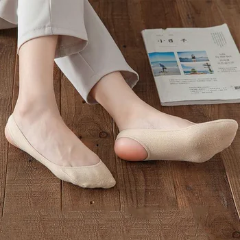 

One Pair Women's Socks Casual Boat Hidden Invisible Socks Non-Slip Ultra-thin Summer Socks