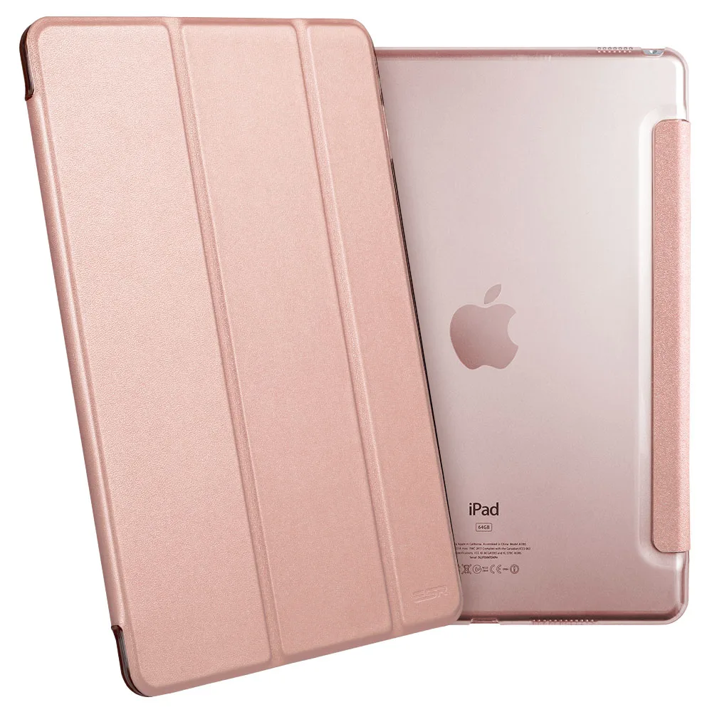 Чехол для iPad Pro 9.7 дюймов, ESR Smart Cover с Trifold стенд Магнитная автовключение Планшеты чехол для iPad Pro 9.7 дюймов выпуска - Цвет: Rose Gold